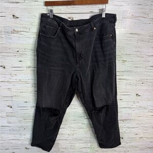 American Eagle Outfitters Mom Jeans Size 20 black